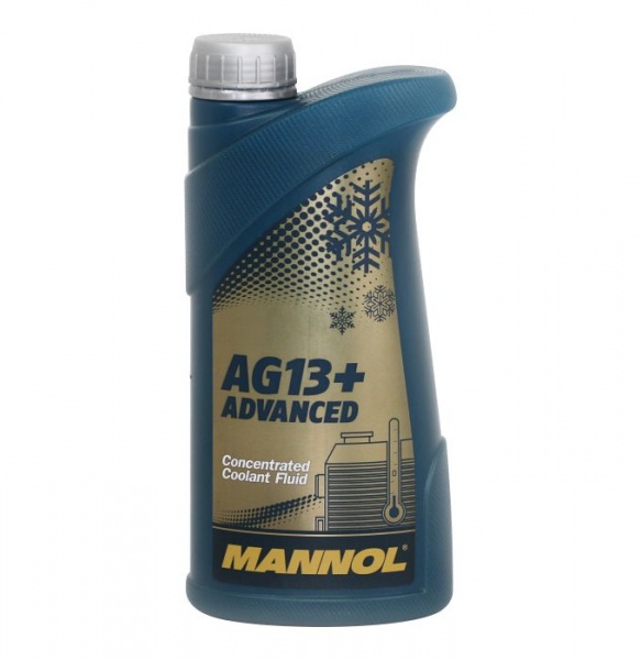 mannol AG13+ advanced antifreeze 1l yellow
