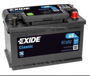 еxide battery 65 A/h classic 