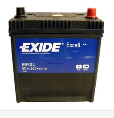 car battery  Exide Excell EB504 asia euro