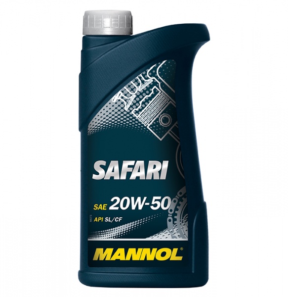 MINERAL OIL Safari 20W-50  1L API SL/CF MANNOL