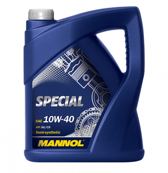 полусинтетические масла mannol special 10W-40 5л SG/CD