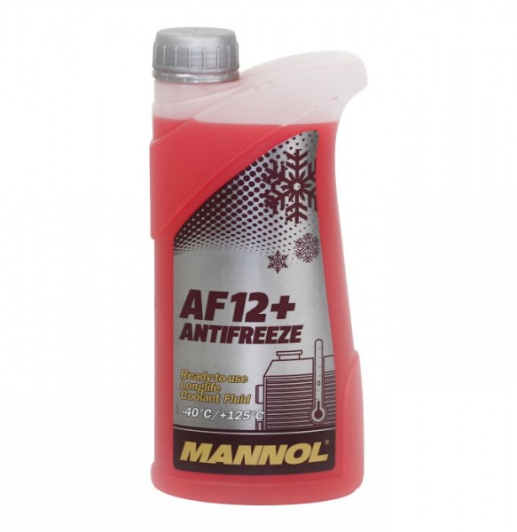 longlife antifreeze AF12+ -40°C 1l red